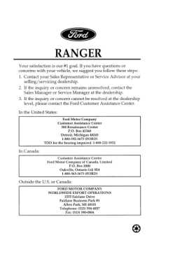 1997 ford ranger repair manual pdf free download